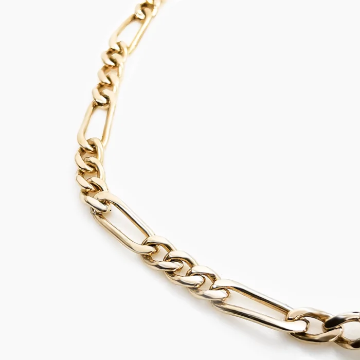Pulsera Mujer oro 18k rectangular cadena